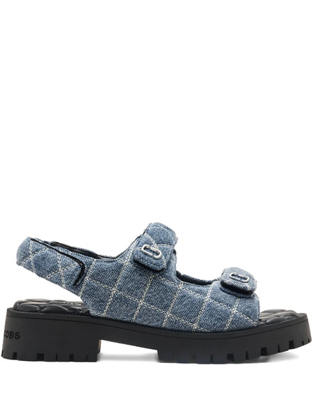  Marc Jacobs The Quilted Denim Sandals - Blue 