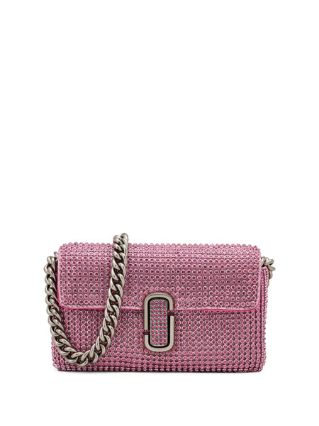  Marc Jacobs The Rhinestone J Marc Shoulder Bag - Pink 
