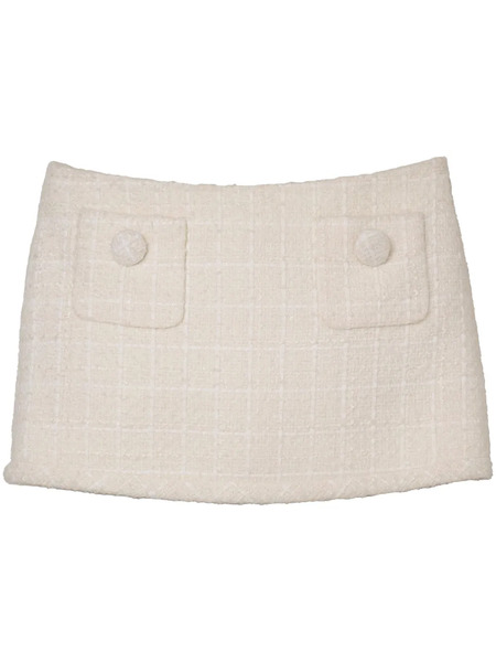  Marc Jacobs Tweed Mini Skirt - Neutrals 