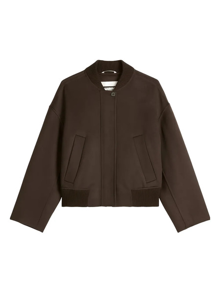  Marc O'polo Box-pockets Bomber Jacket - Brown 