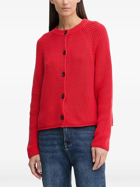  Marc O'polo Buttoned Cardigan - Red 