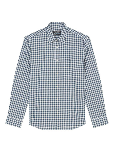  Marc O'polo Check-pattern Button-up Shirt - Blue 