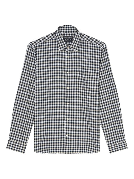  Marc O'polo Check-patterned Hirt - Black 