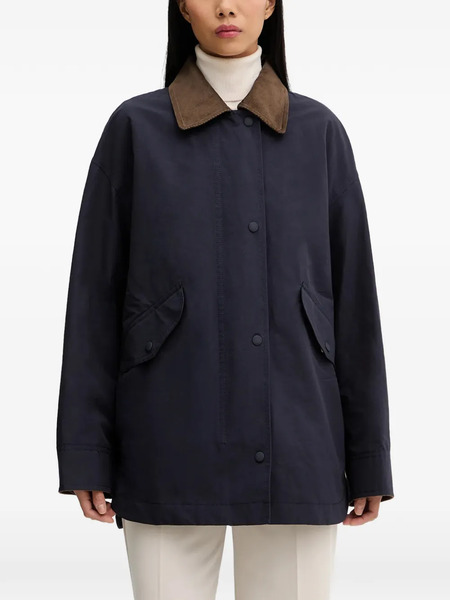  Marc O'polo Contrasting-collar Jacket - Blue 