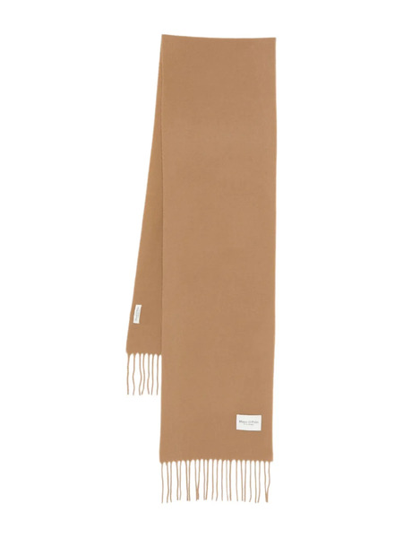  Marc O'polo Fringed Scarf - Brown 