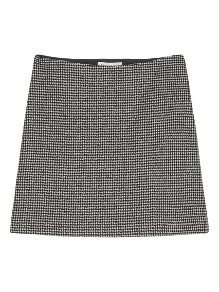  Marc O'polo Houndstooth-pattern Miniskirt - Black 