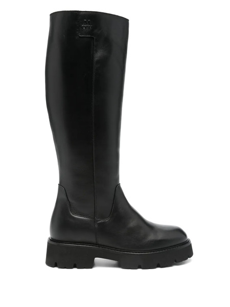  Marc O'polo Leather Ankle Boots - Black 