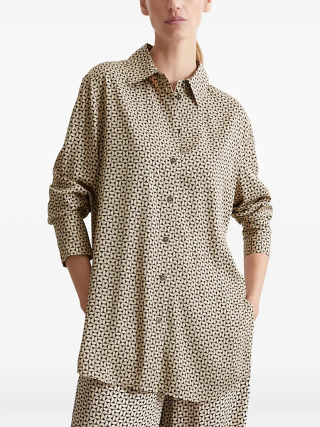 Marc O'polo Patterned Button-up Shirt - Neutrals 