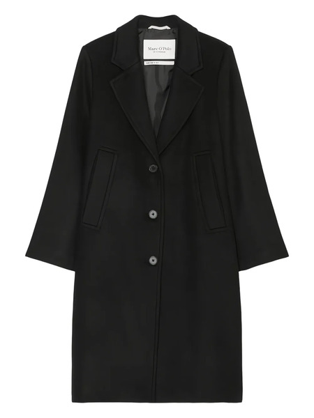  Marc O'polo Single-breasted Wool Coat - Black 