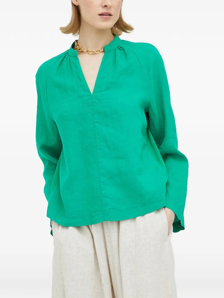  Marc O'polo V-neck Blouse - Green 