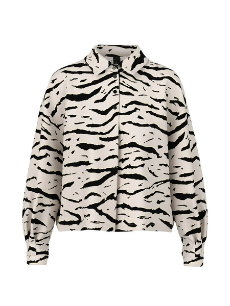 Marccain Animal-print Shirt - Neutrals 