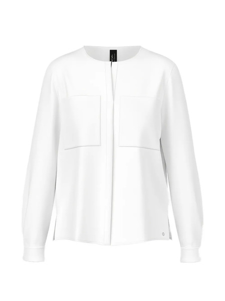  Marccain Chest-pocket Blouse - White 
