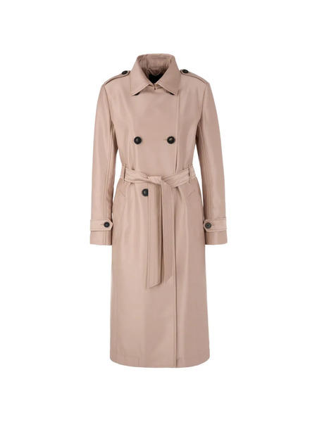  Marccain Double-breasted Belted Trench Coat - Neutrals 