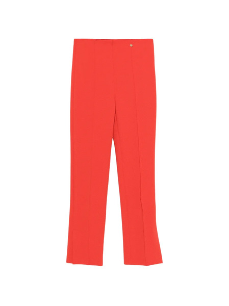  Marccain Logo-appliqué Trousers - Red 