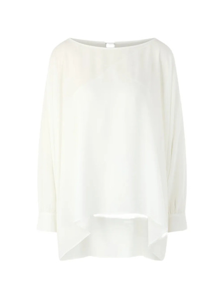  Marccain Rethink Together Asymmetrical Blouse - White 