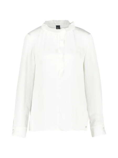  Marccain Ruffled Blouse - White 