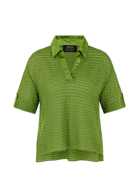  Marccain V-neck Knitted Top - Green 