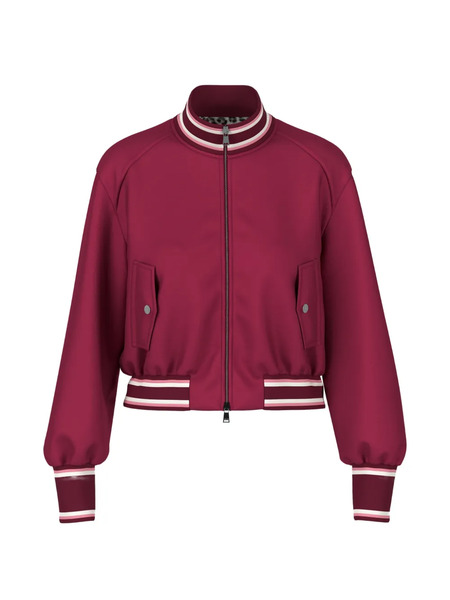  Marccain Zipped Bomber Jacket - Red 