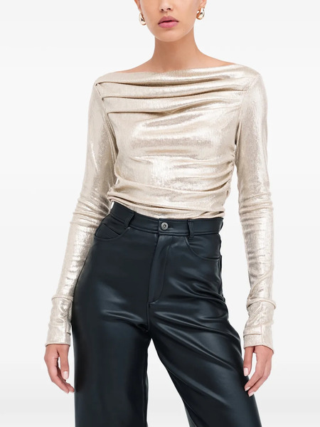  Marcella Cooper Gathered Top - Gold 