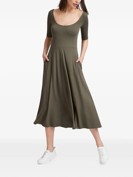  Marcella Innogen Scoop-neck Midi Dress - Green 