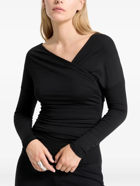  Marcella Jisoo Ruched Top - Black 