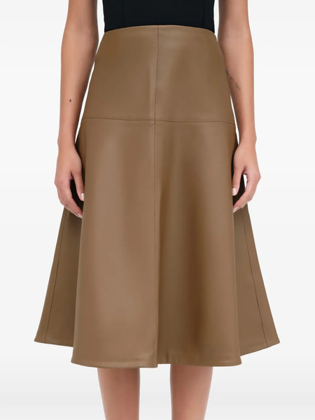  Marcella Lexi A-line Midi Skirt - Brown 