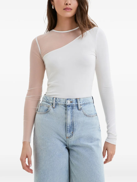 Marcella Milo Asymmetric-detail Top - White 