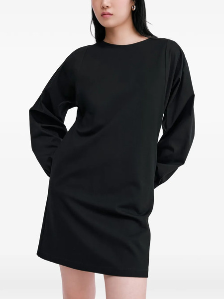  Marcella Patti Bishop-sleeve Mini Dress - Black 