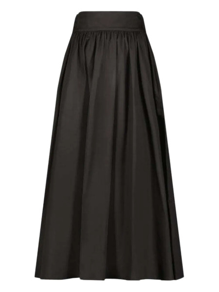  Marcella Raven Elasticated-waistband Maxi Skirt - Black 