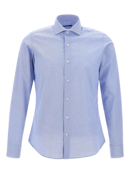  Marchesani Check-pattern Shirt - Blue 