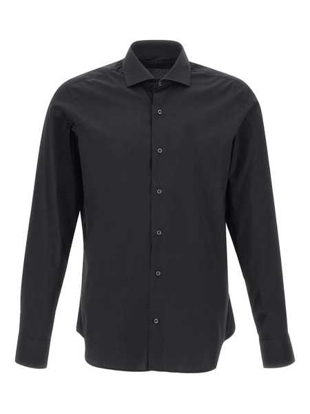 Marchesani Long-sleeve Button Shirt - Black 