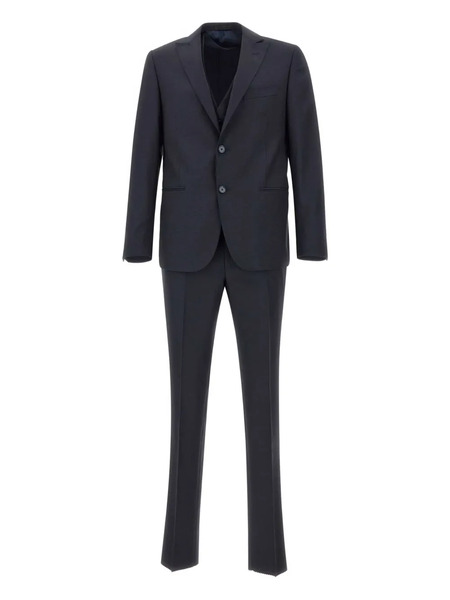  Marchesani Peak Lapel Three-piece Suit - Blue 