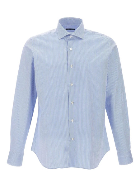  Marchesani Stripes Button Shirt - Blue 