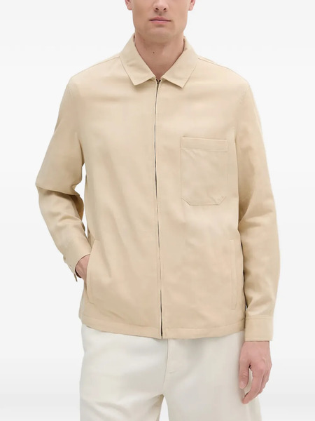 Marciano By Guess Zip Patch-pocket Jacket - Neutrals 