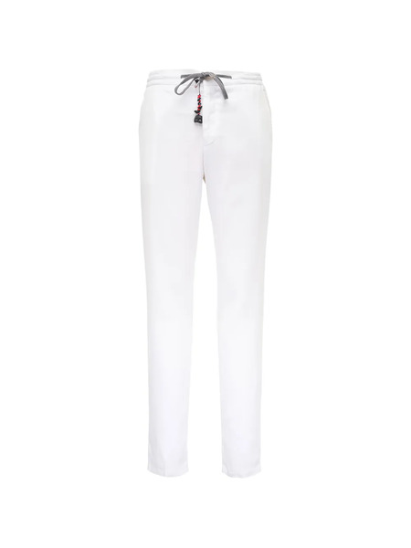  Marco Pescarolo Drawstring Slacks - White 