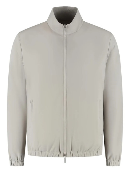  Marco Pescarolo High-neck Zip-front Jacket - Grey 