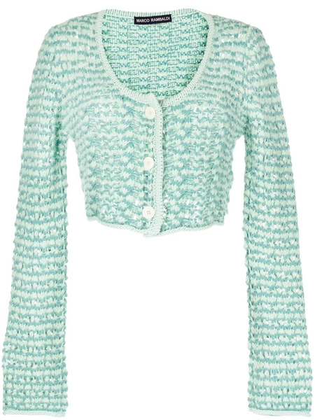  Marco Rambaldi Chunky-knit Button-down Cardigan - Green 