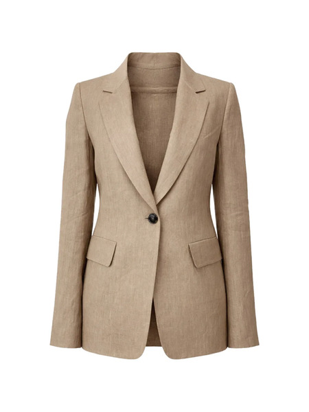  Marella Button Single-breasted Blazer - Neutrals 
