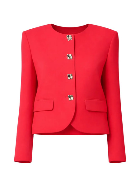  Marella Buttoned Jacket - Red 