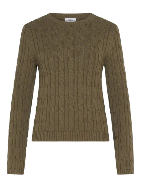 Marella Calibri Cable-knit Sweater - Green 