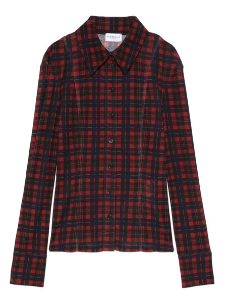  Marella Checked Button-down Shirt - Red 