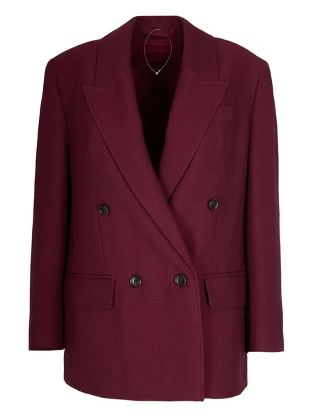  Marella Double-breasted Fluid Jacket - Red 