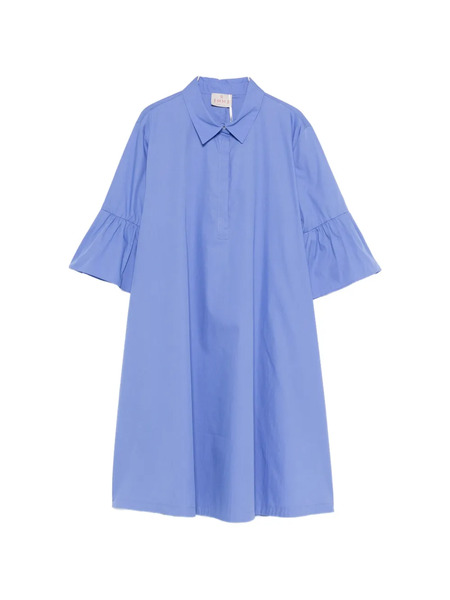  Marella Flared-sleeve Mini Dress - Blue 
