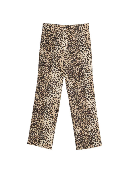  Marella Leopard-print Trousers - Neutrals 