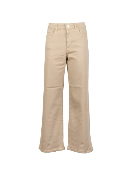  Marella Logo-patch Flared Jeans - Neutrals 