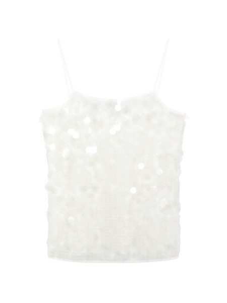  Marella Mela Sequin Strap Top - Neutrals 