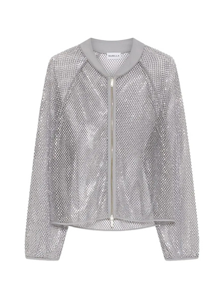  Marella Rhinestone Jacket - Grey 