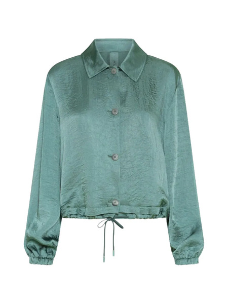  Marella Straight-fit Drawstring Jacket - Green 