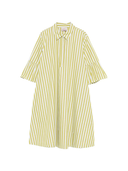  Marella Striped Mini Dress - Green 