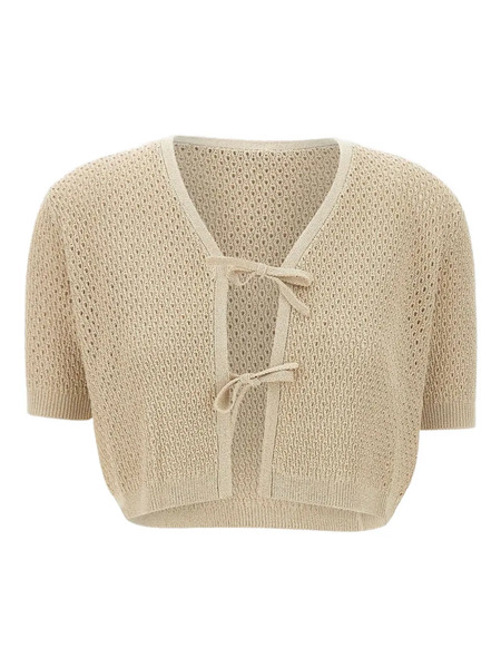  Marella Tie-fastening Cardigan - Neutrals 